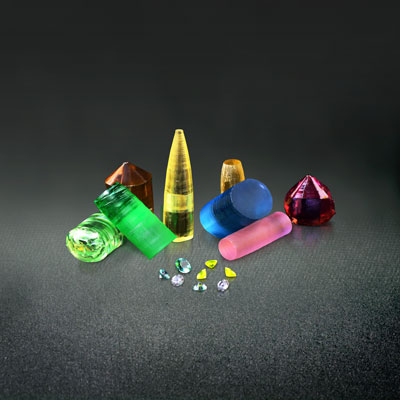 Laser crystals and nonlinear crystals